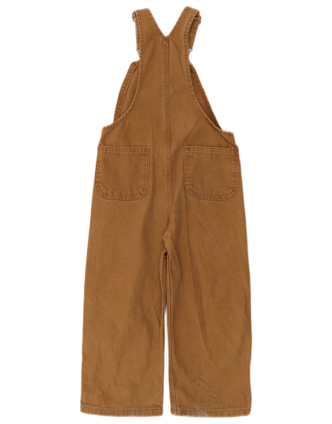 CARHARTT Boys Dungarees Παντελόνι 4-5 ετών W24 L16 Μπεζ βαμβακερό