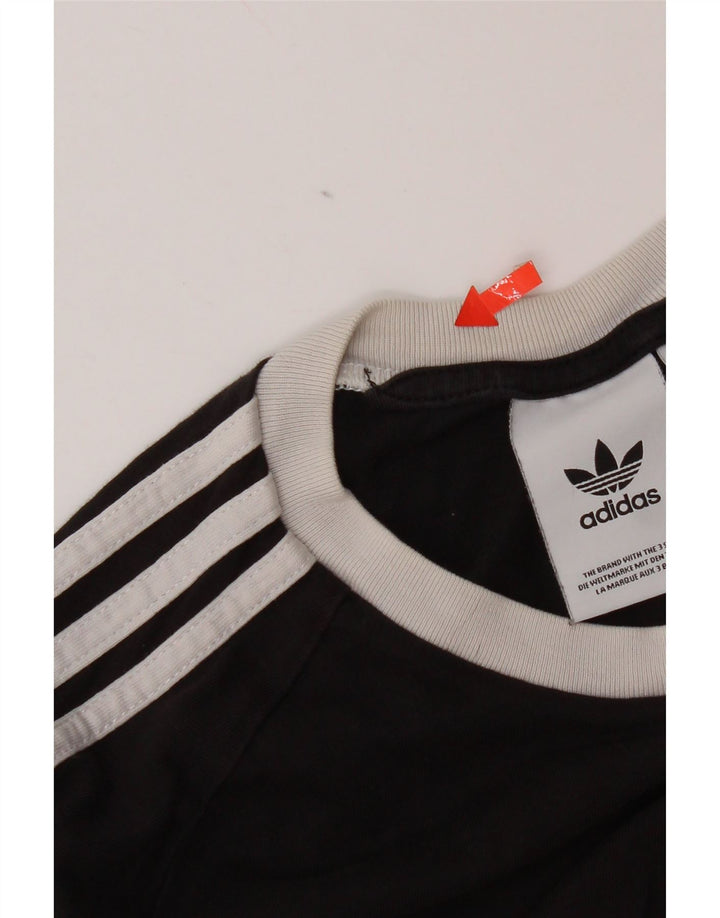 Ανδρικό T-Shirt Adidas Top Μικρό μαύρο βαμβακερό