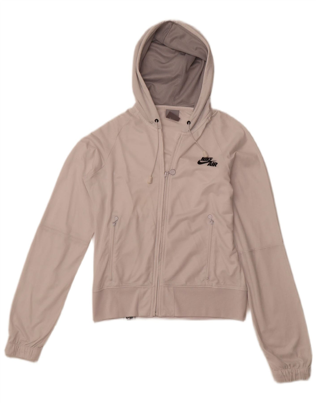 Γυναικείο πουλόβερ NIKE με φερμουάρ UK 10/12 Μεσαίο λευκό