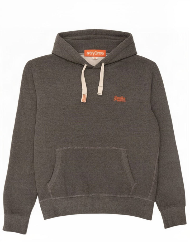 Superdry Ανδρικό Hoodie Jumper 2XL Γκρι βαμβακερό