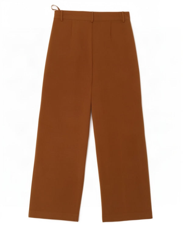 Marks & Spencer Γυναικείο Ψηλόμεσο Παντελόνι UK 12 Medium W34 L32 Beig