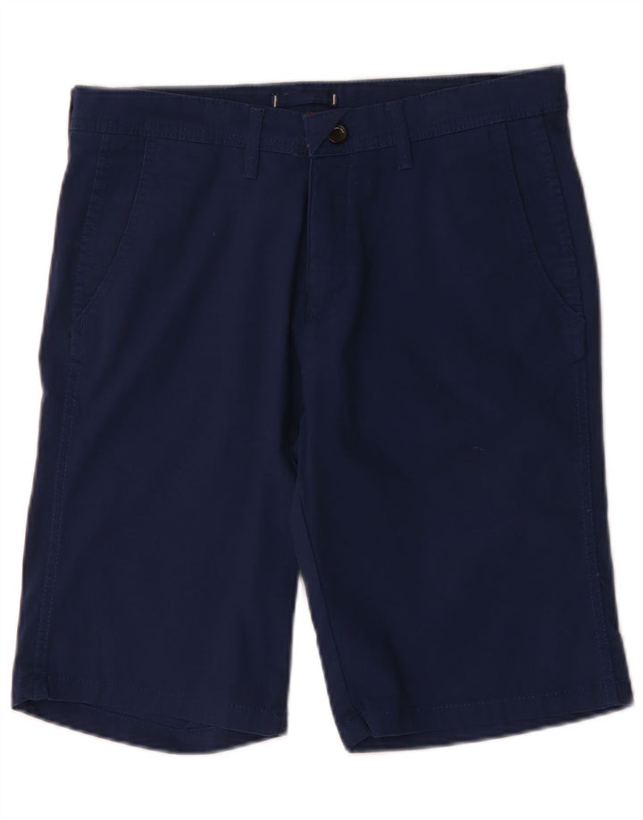 Zara Ανδρικό σορτς Chino EU 40 Medium W31 Navy Blue Cotton