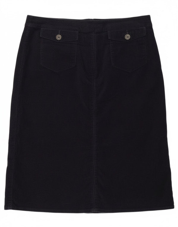 Γυναικεία κοτλέ φούστα Boden UK 18 XL W38 Navy Blue Cotton