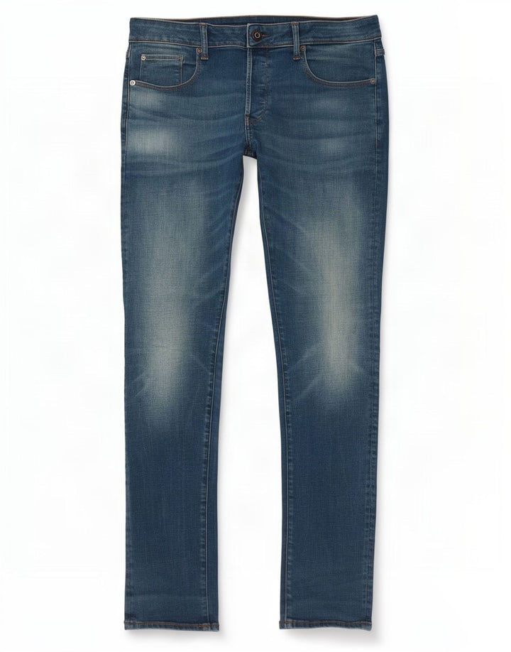 G-Star Ανδρικό 3301 Slim Jeans W34 L34 Μπλε βαμβακερό