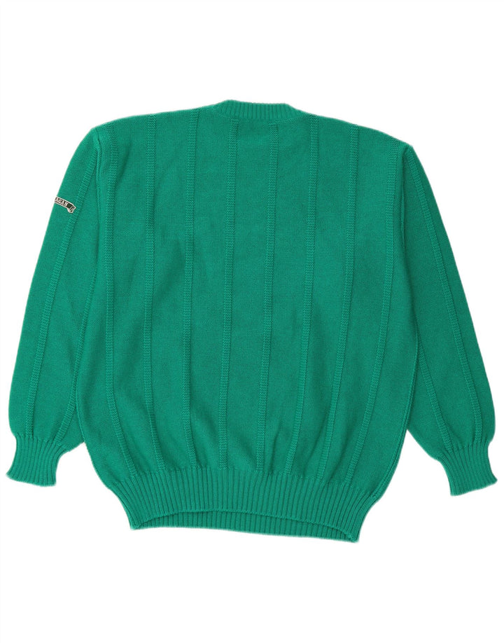 Ανδρικό πουλόβερ Ouragan Crew Neck Jumper Μεσαίου πράσινου παρθένου μαλλί