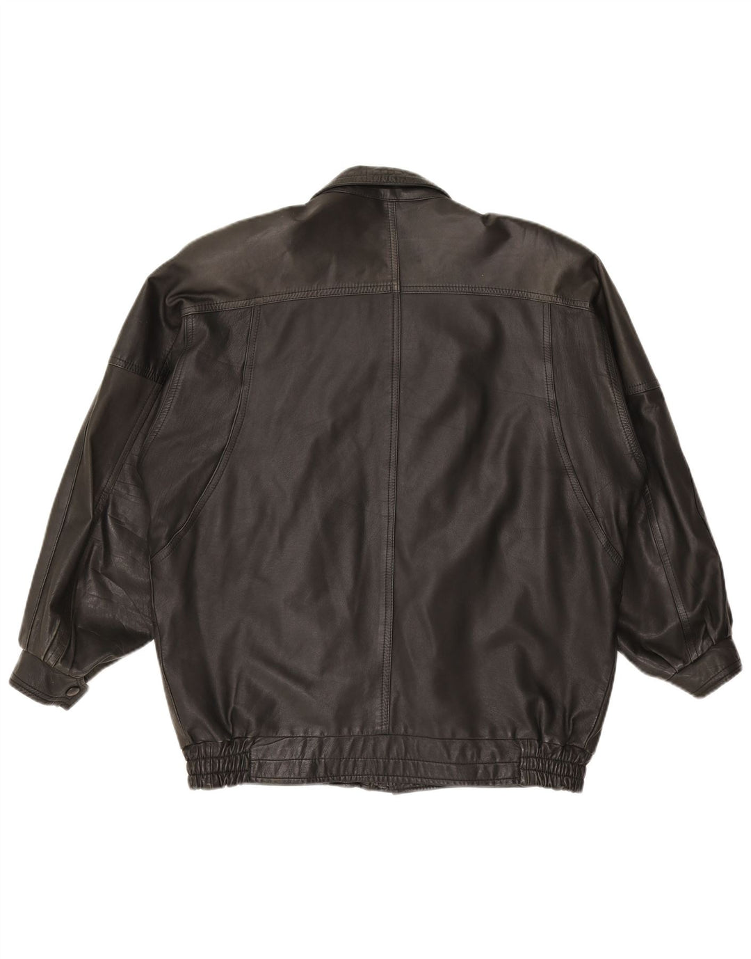 Vintage Ανδρικό Δερμάτινο Μπουφάν UK 42 XL Μαύρο
