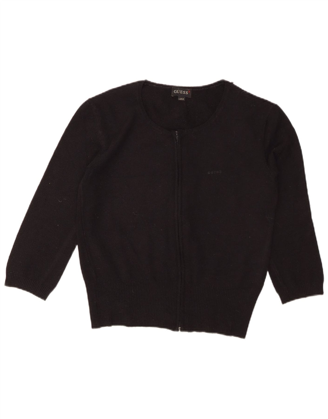 GUESS Γυναικείο Ζακέτα με μανίκια 3/4 UK 14 Large Black