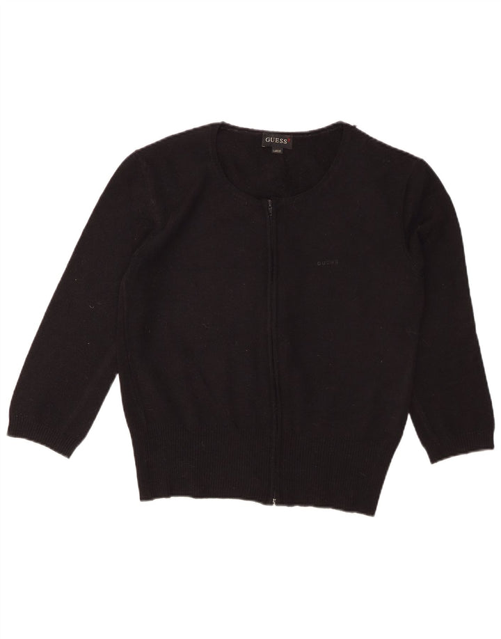 GUESS Γυναικείο Ζακέτα με μανίκια 3/4 UK 14 Large Black