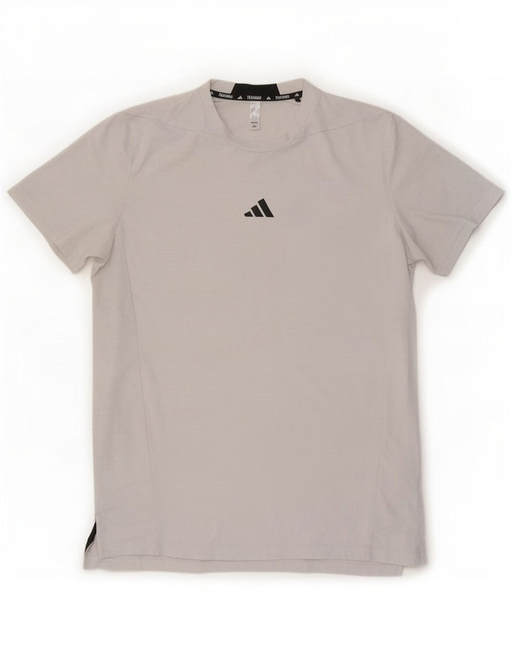 Ανδρικό T-shirt Adidas Top Large Grey Polyester