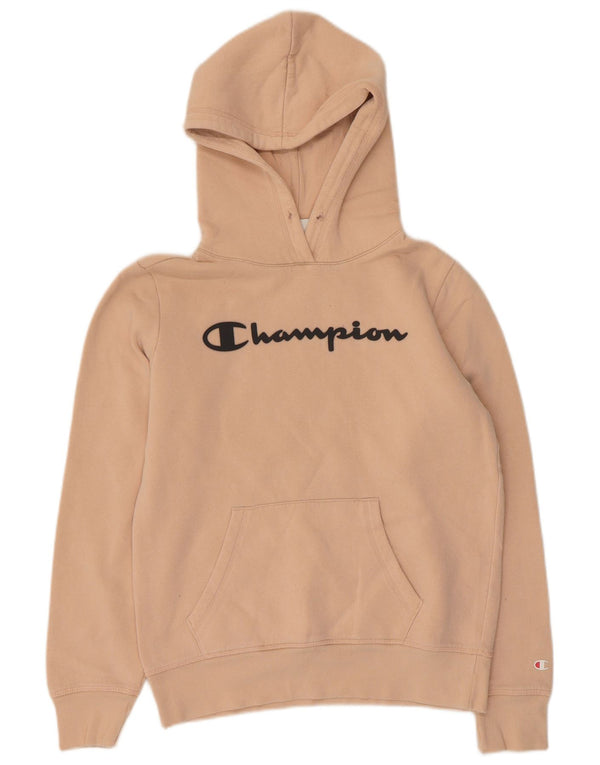 CHAMPION Γυναικεία γραφικά κουκούλα UK 12 Medium Pink