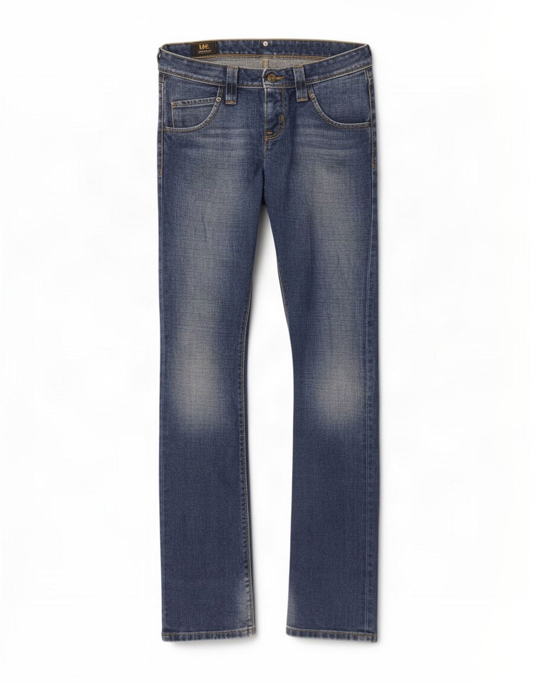 Lee Womens Maddox Bootcut Jeans W28 L35 Μπλε βαμβακερό