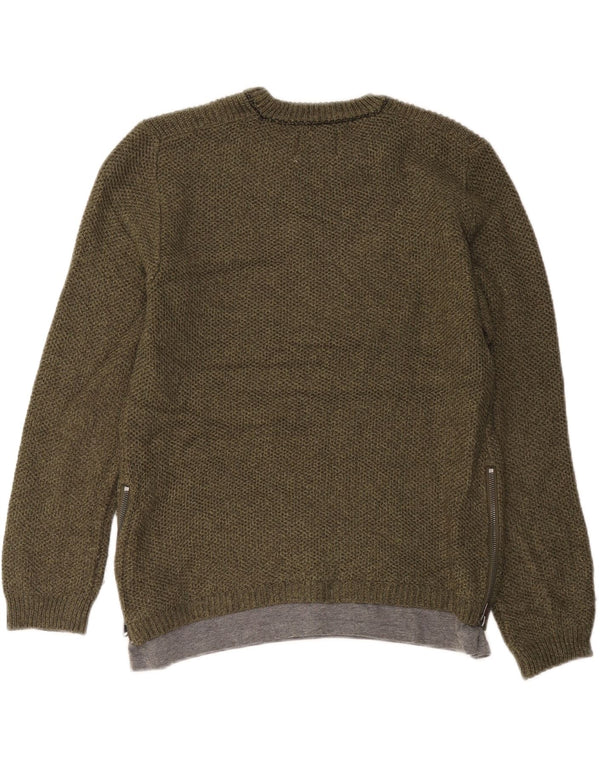 Πουλόβερ Zara Boys Crew Neck Jumper 13-14 Years Πράσινο Ακρυλικό