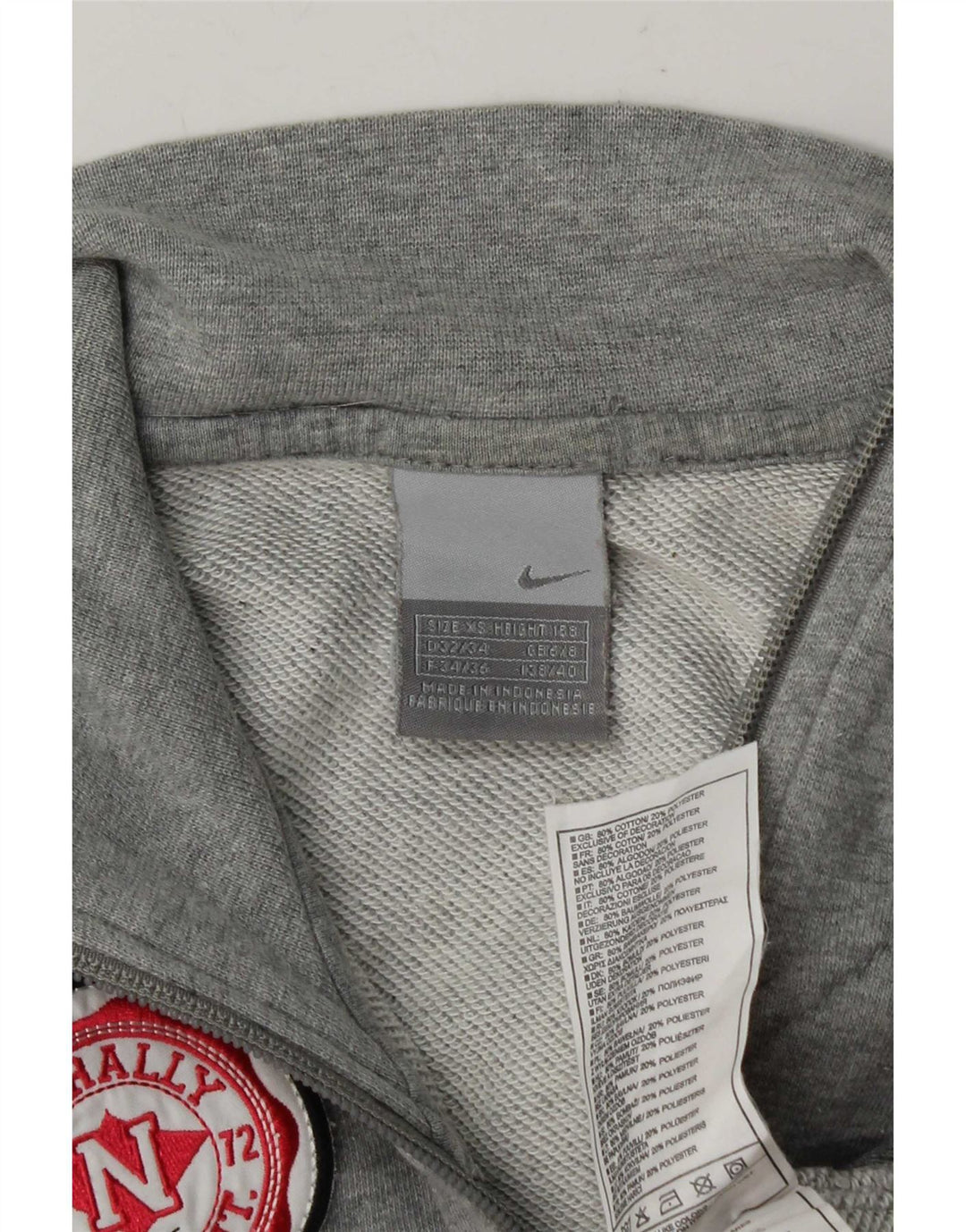 Γυναικεία φόρμα Nike Top Jacket UK 6/8 XS Γκρι βαμβακερό