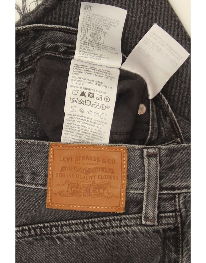 Γυναικείο ψηλό ψηλό τζιν της Levi's W30 L26 γκρι βαμβακερό