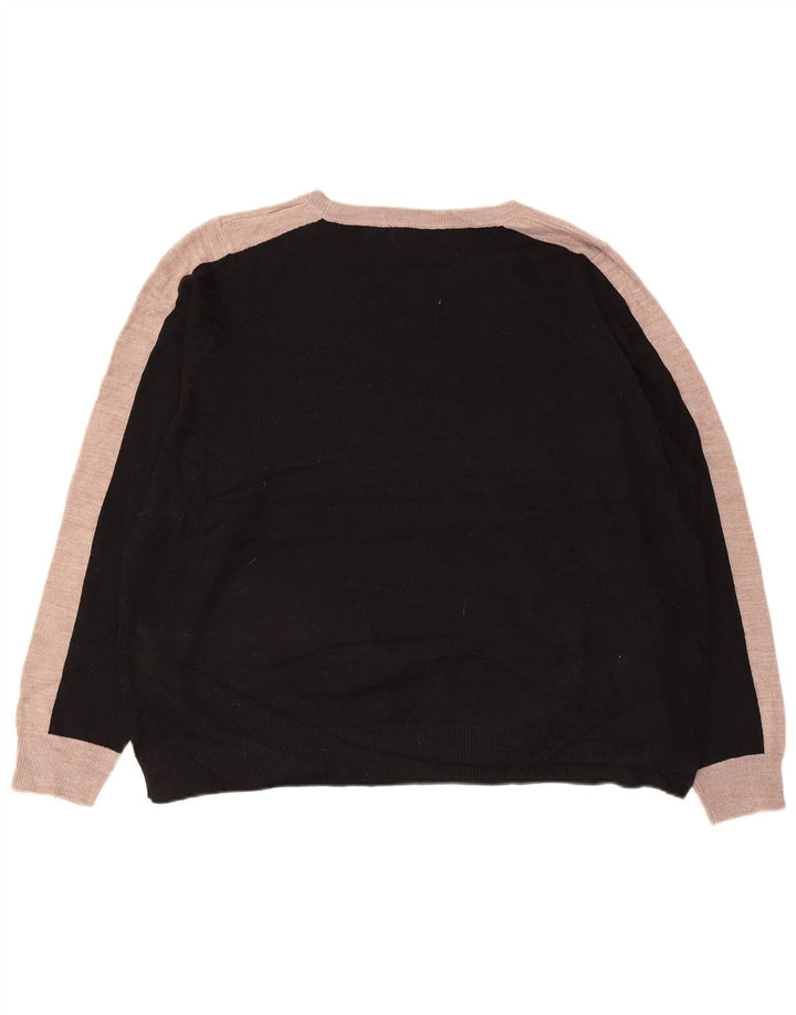 MARKS & SPENCER Γυναικείο πουλόβερ με λαιμόκαυστο UK 20 2XL Μαύρο