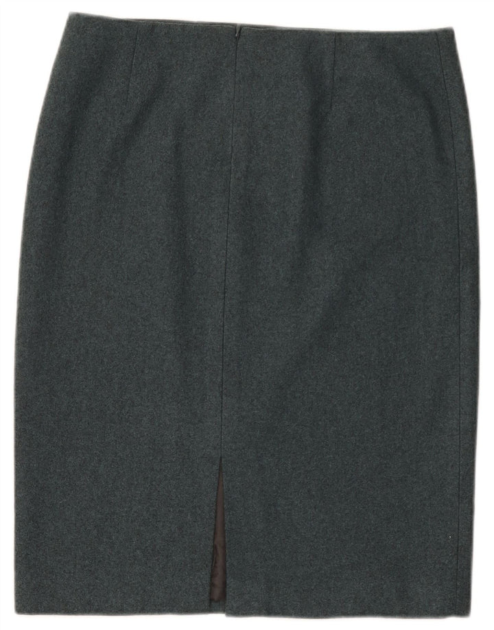 Γυναικεία Pencil Φούστα Calvin Klein US 8 Medium W32 Μάλλινη με μπλε φλύκταινες