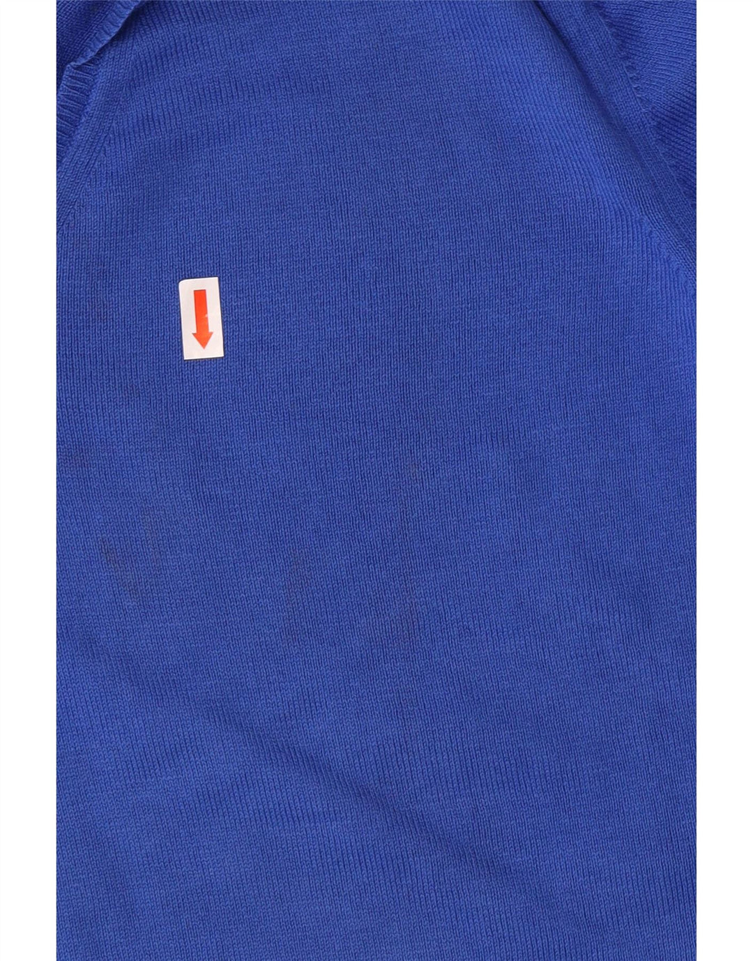 Ανδρικό πουλόβερ Zara με V λαιμόκοψη, μεσαίο μπλε βαμβακερό