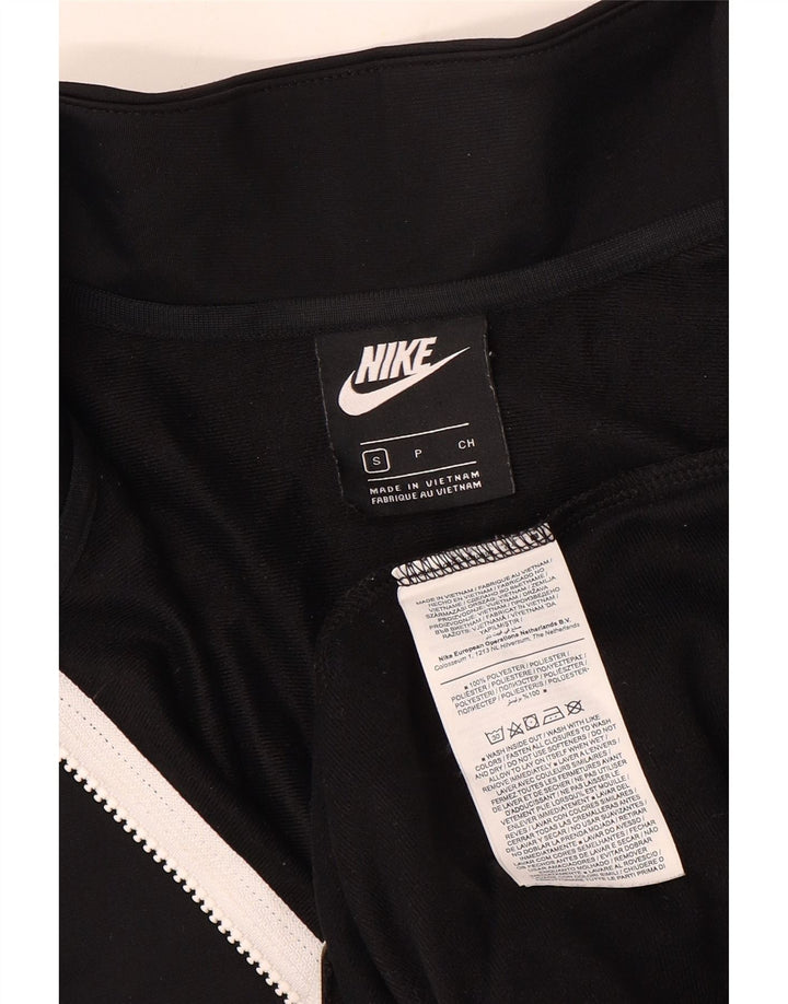 Γυναικεία αθλητική φόρμα NIKE Top Jacket UK 10 Small Black Polyester