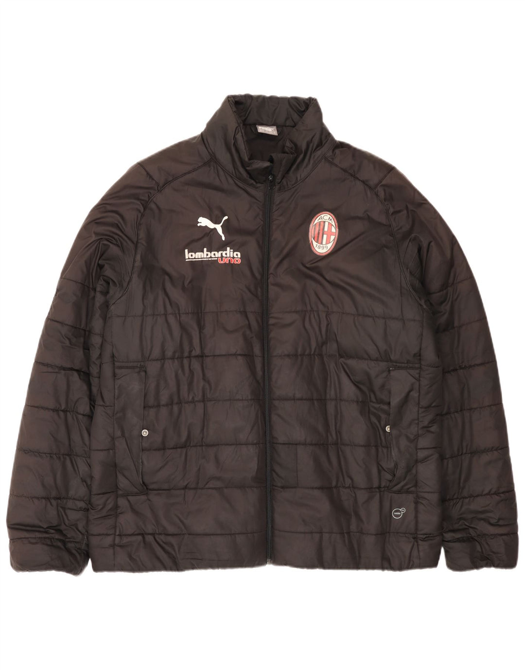 Ανδρικό τζάκετ Puma AC Milan UK 42 XL Μαύρο