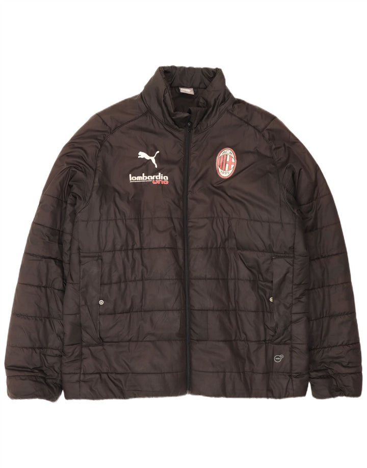 Ανδρικό τζάκετ Puma AC Milan UK 42 XL Μαύρο