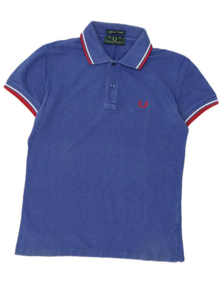 FRED PERRY Ανδρικό μπλουζάκι πόλο μικρό μπλε