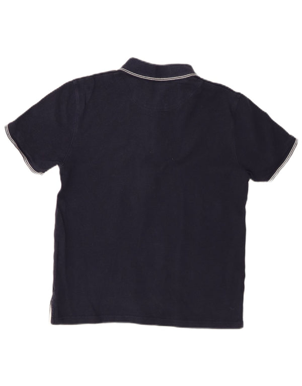 Hugo Boss Boys Polo Shirt 13-14 Years Small Navy Blue Cotton