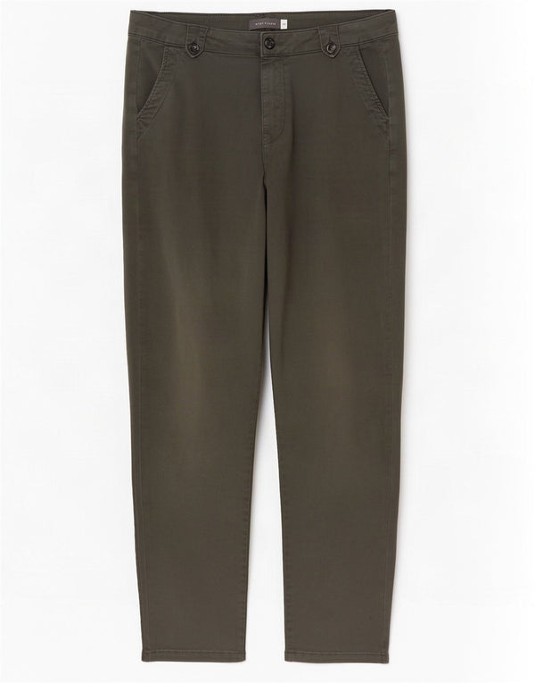 Γυναικείο κωνικό παντελόνι Chino MINT VELVET UK 12 Medium W32 L28 Khaki Cotton