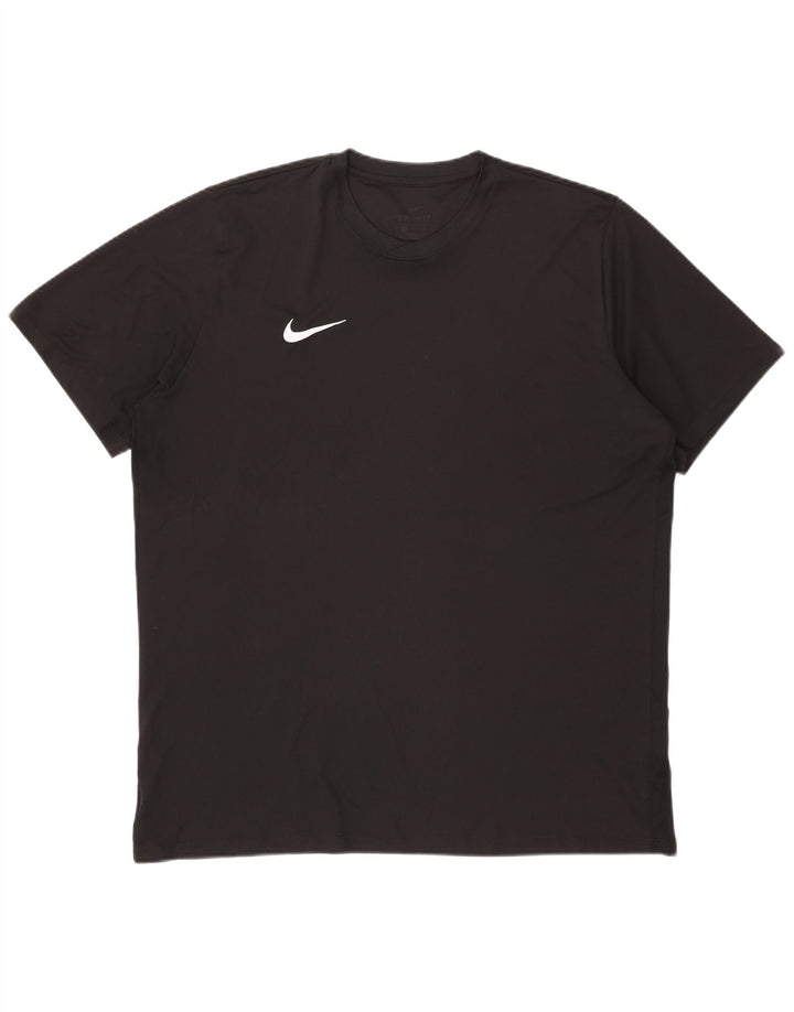 Ανδρικό T-shirt Nike Dri Fit Top 2XL μαύρο πολυεστέρα