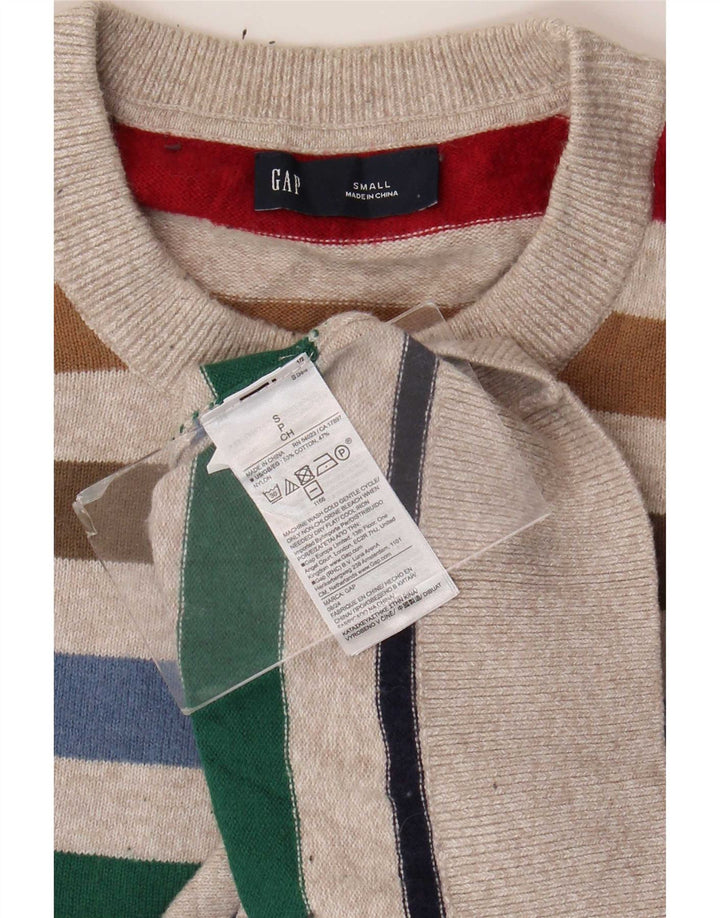 Ανδρικό πουλόβερ Gap Crew Neck Jumper Μικρό πολύχρωμο βαμβακερό ριγέ