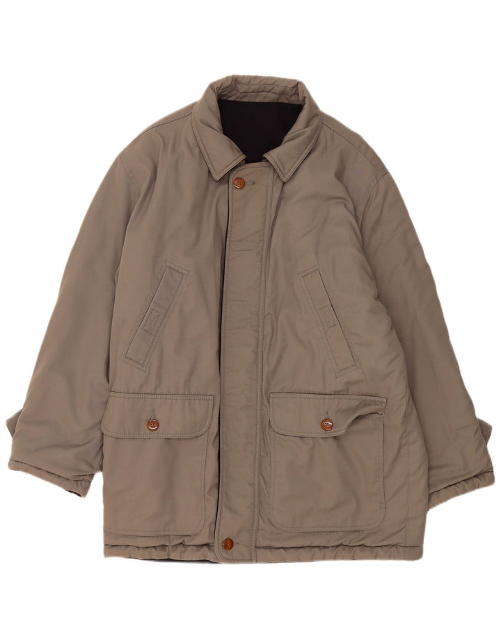 Ανδρικό παλτό Vintage Reversible Windbreaker UK 38 Medium Grey