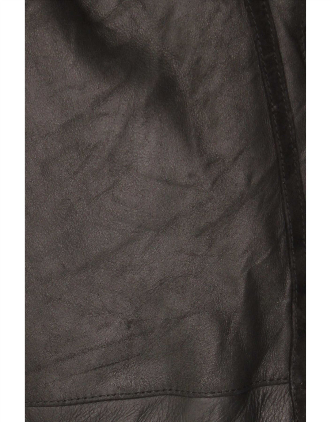 Vintage γυναικείο παλτό Shearling UK 12 Medium μαύρο δέρμα