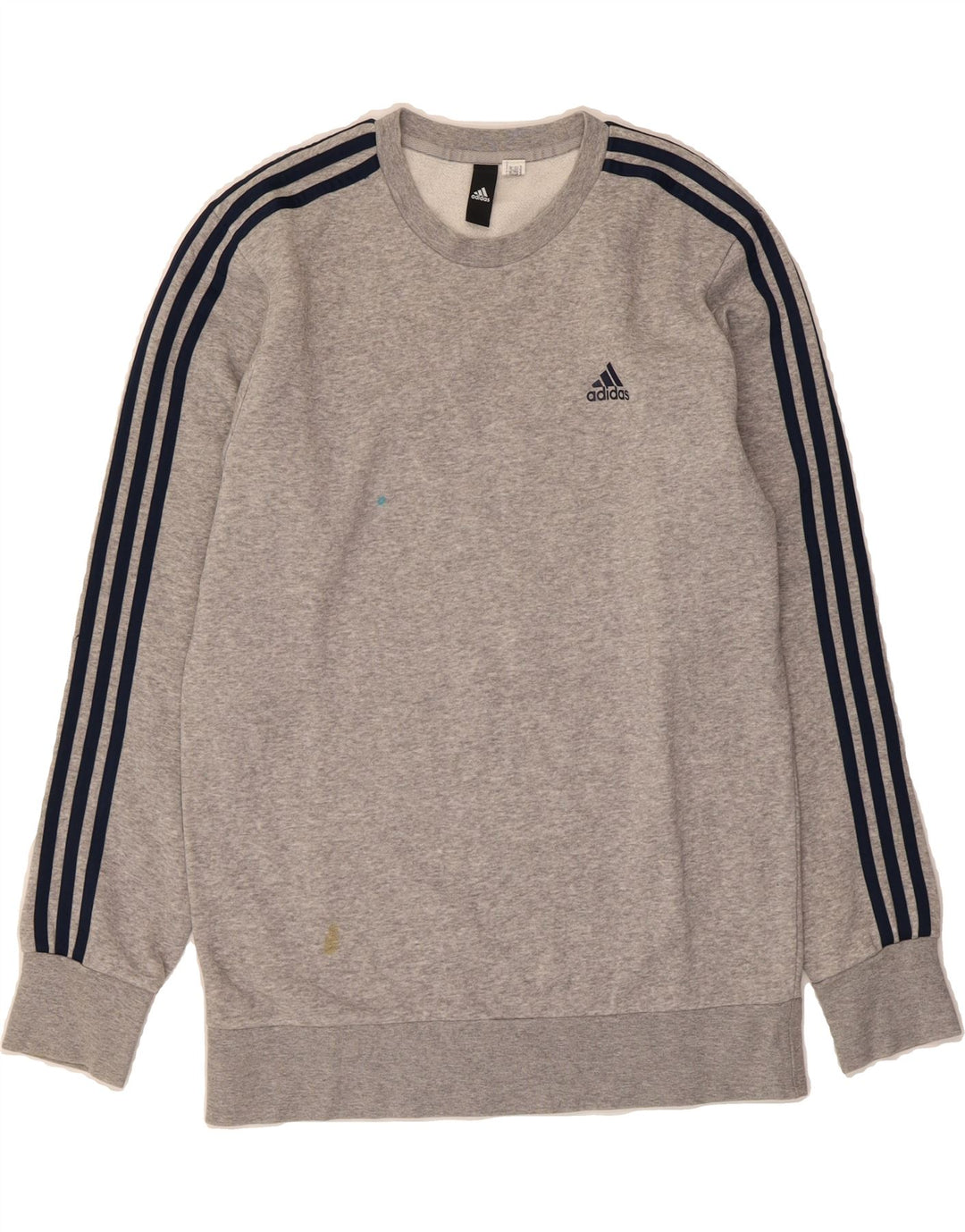 ADIDAS Mens Sweatshirt Jumper Medium Grey Vintage Adidas and Second-Hand Adidas from Messina Hembry 