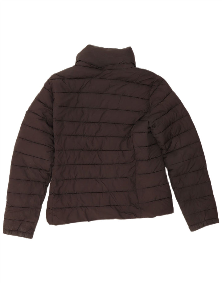 Superdry γυναικείο μπουφάν με επένδυση UK 12 μεσαίο μαύρο πολυεστέρα
