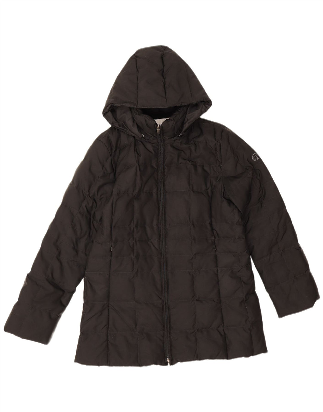 Sergio Tacchini Γυναικείο μπουφάν με κουκούλα IT 46 Large Μαύρο