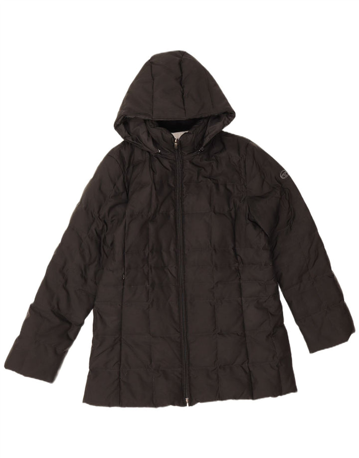 Sergio Tacchini Γυναικείο μπουφάν με κουκούλα IT 46 Large Μαύρο