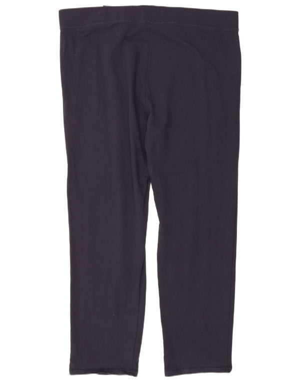 Marks & Spencer Γυναικεία Κολάν UK 22 3XL Navy Blue Cotton