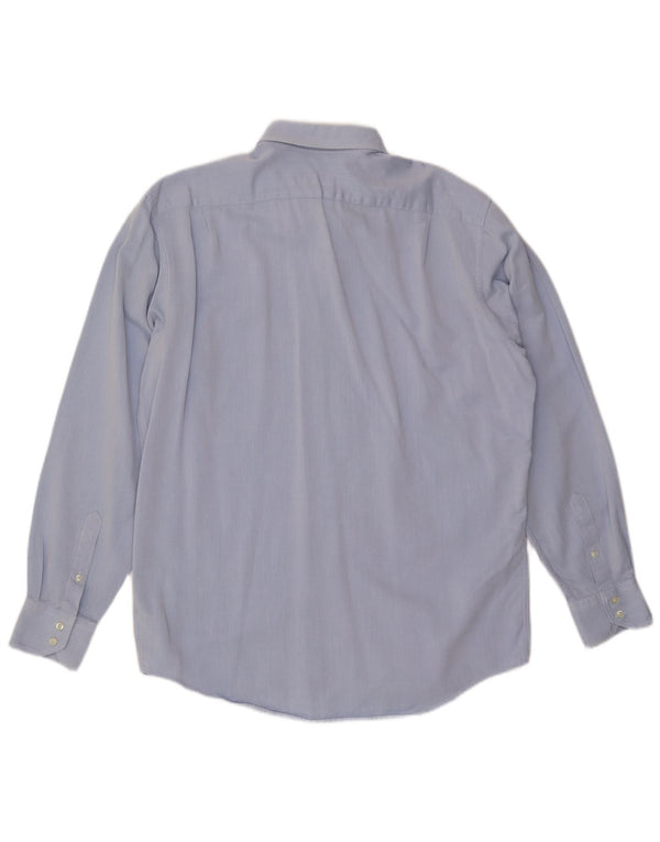 Ανδρικό πουκάμισο LACOSTE Regular Fit Μέγεθος 43 Μεγάλο Μπλε Βαμβακερό