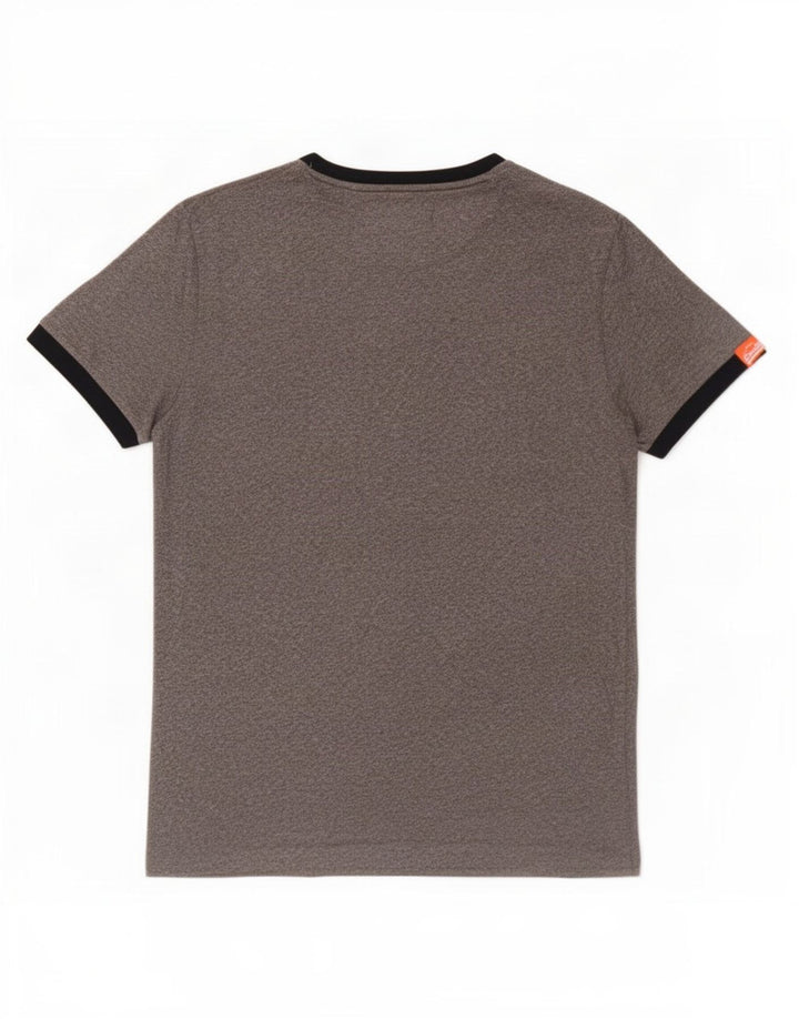 Ανδρικό T-Shirt Superdry Top Larg γκρι βαμβακερό
