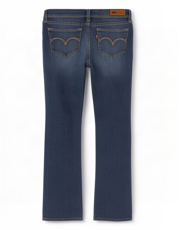 Levi's γυναικείο Demi Curve Χαμηλής μέσης Skinny Bootcut τζιν W27 L32 Navy Blue