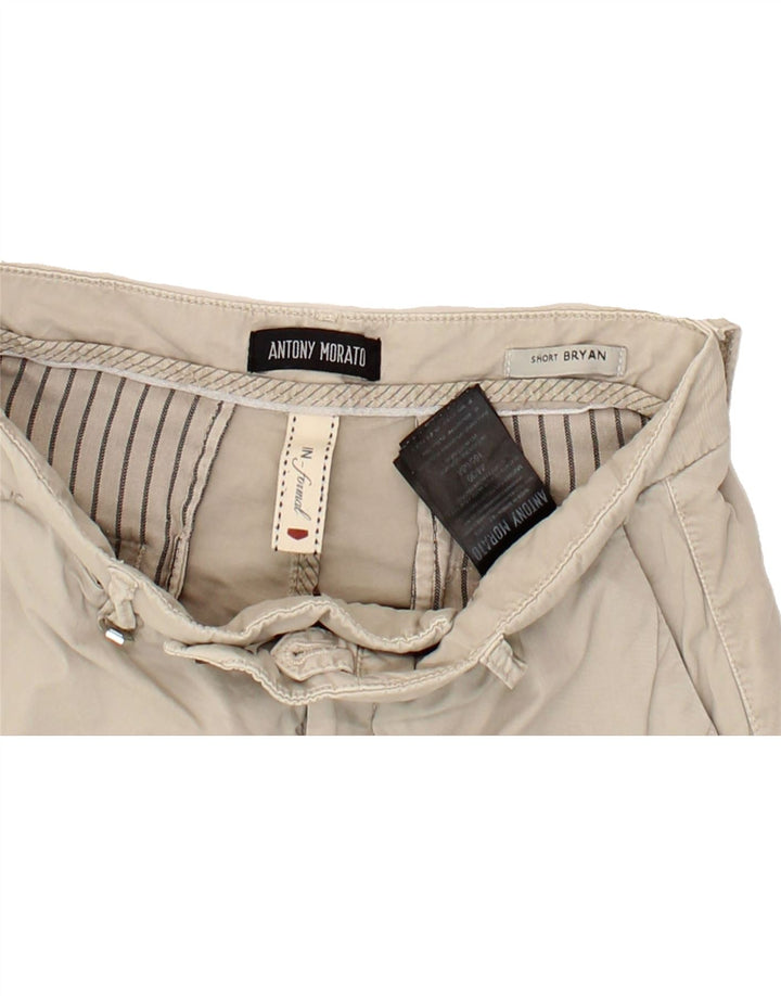 ANTONY MORATO Womens Chino Shorts IT 44 Medium W30 Beige Cotton Vintage Antony Morato and Second-Hand Antony Morato from Messina Hembry 