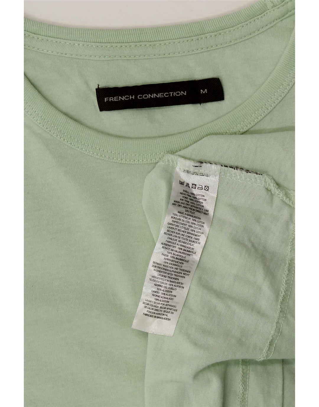 Ανδρικό T-Shirt French Connection Top Μεσαίο πράσινο βαμβακερό