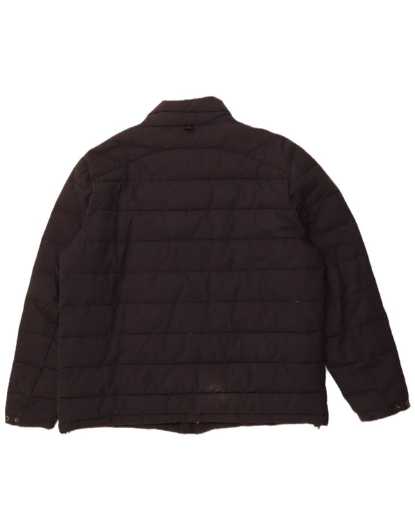 FAT FACE Ανδρικό μπουφάν UK 44 2XL Μαύρο βαμβακερό