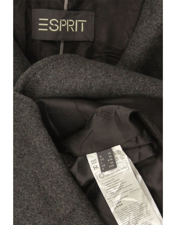 Γυναικείο παλτό Esprit UK 18 XL Γκρι μαλλί