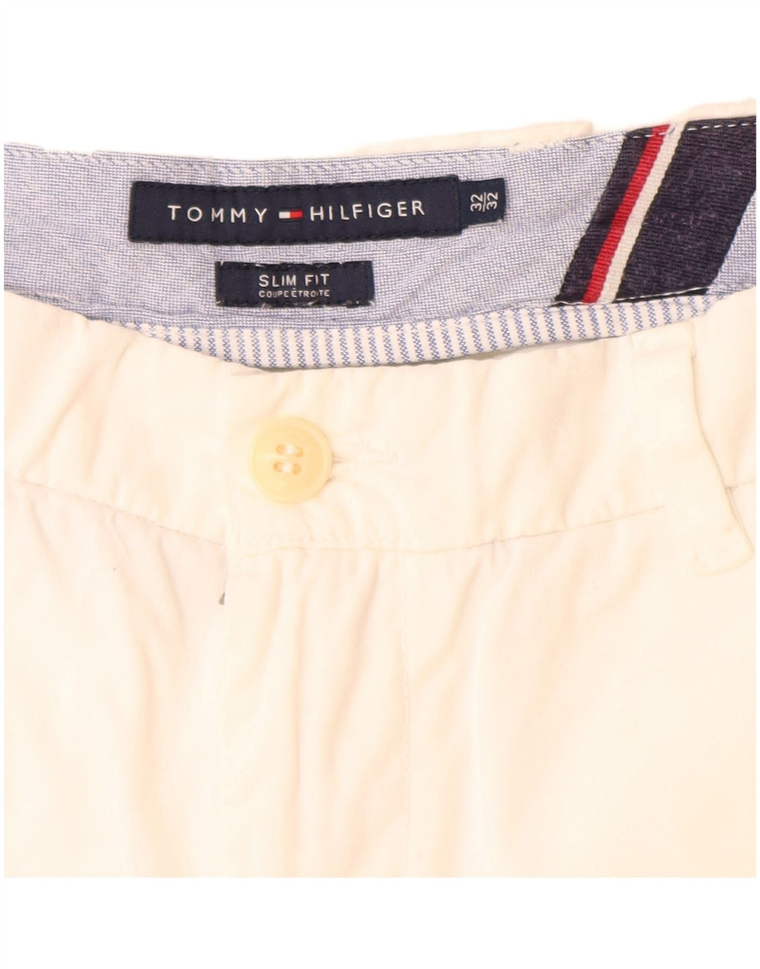 Ανδρικό σορτς Chino Tommy Hilfiger Slim Fit W32 Medium White