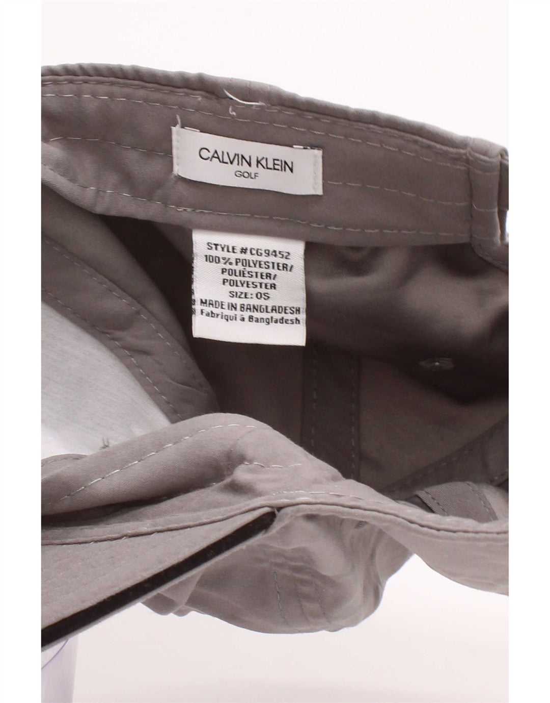 Calvin Klein Ανδρικό γραφικό καπέλο μπέιζμπολ One Size Grey Polyester
