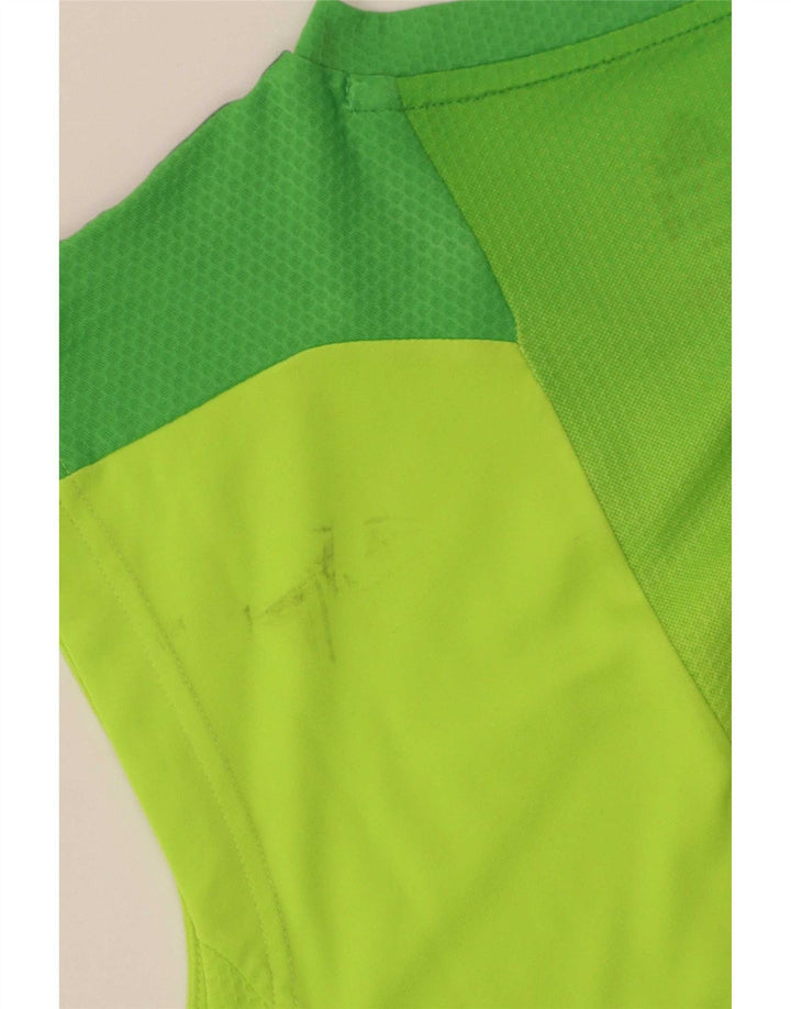 Adidas Ανδρικό γιλέκο Climacool Top Large Green Colourblock Πολυεστέρας