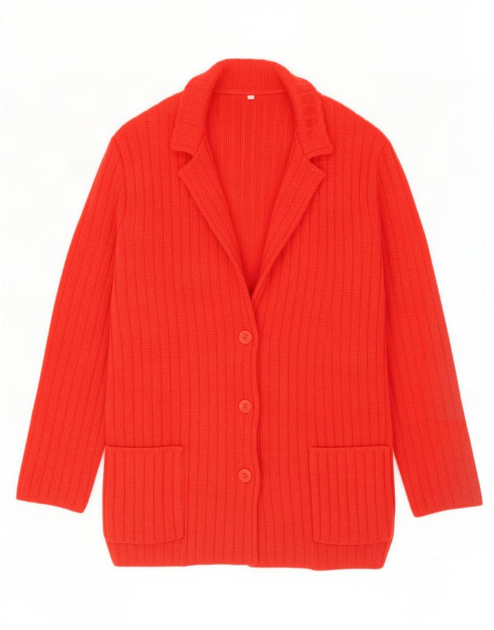 Vintage Γυναικεία Ζακέτα UK 16 Large Red