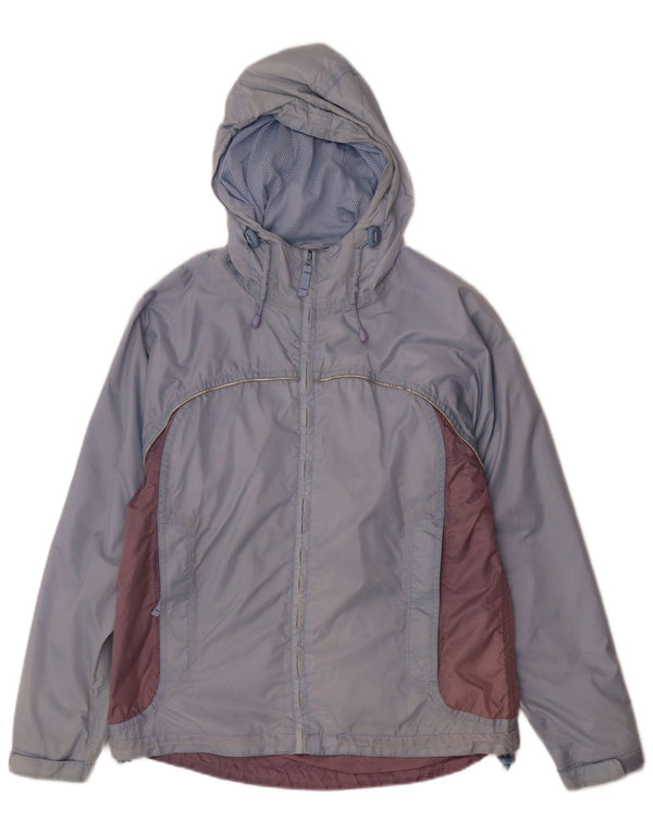 Helly Hansen Boys Hooded Windbreaker Jacket 11-12 Years Blue Colourblock