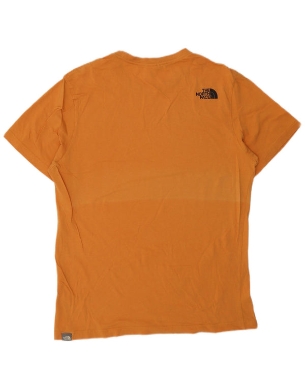 Ανδρικό T-Shirt North Face Top Medium Orange Cotton Sports