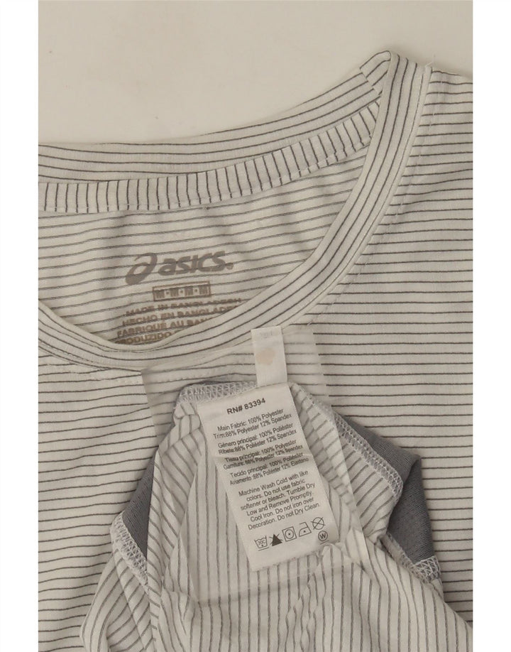 Ανδρικό T-Shirt Asics Τοπ μεσαίου λευκού πολυεστέρα
